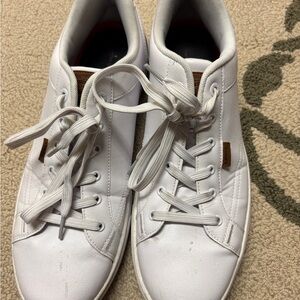 White Men's Sneakers Levi's pre worn size 13